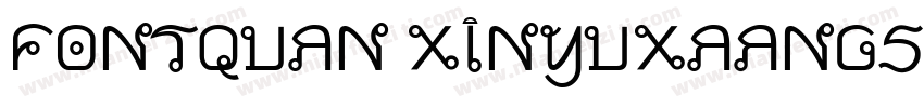 FONTQUAN XINYUXAANGS字体转换